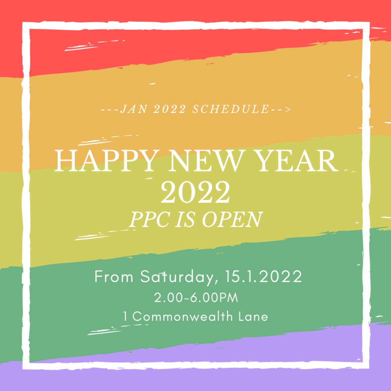 Happy New Year 2022. PPC is open.
