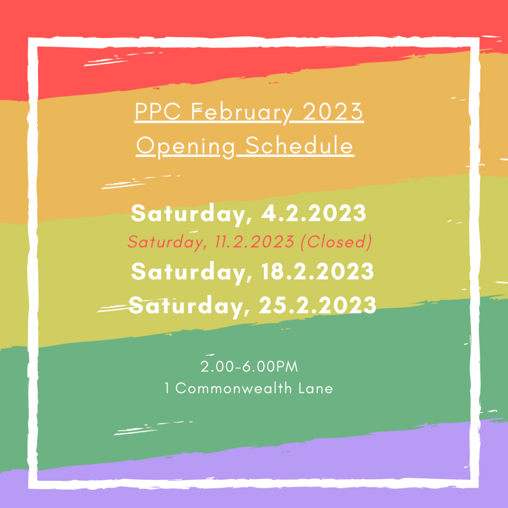 PPC Feb 2023 Opening Schedule.
Will be closed on 11th Feb.